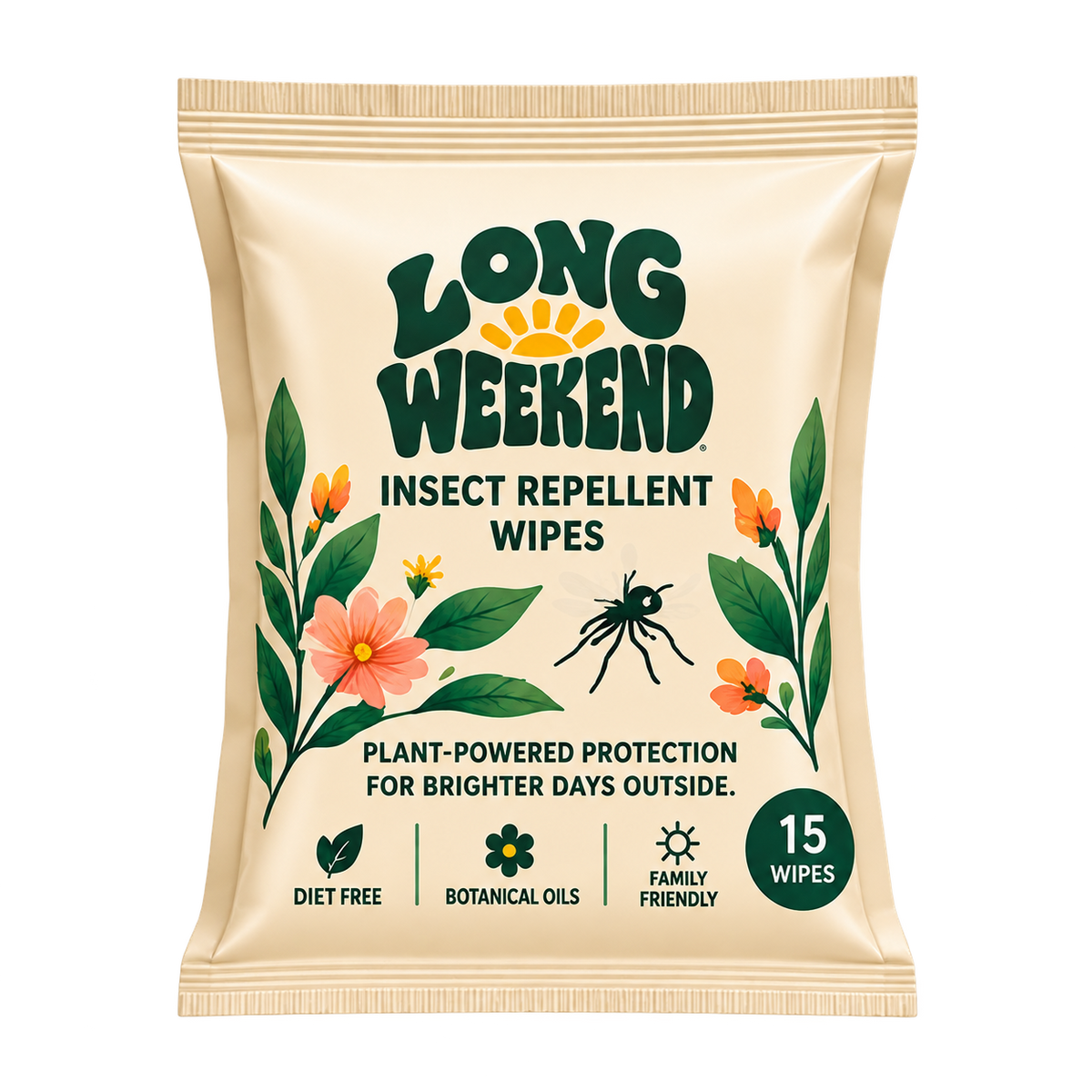 Long Weekend Insect Repellent Wipes