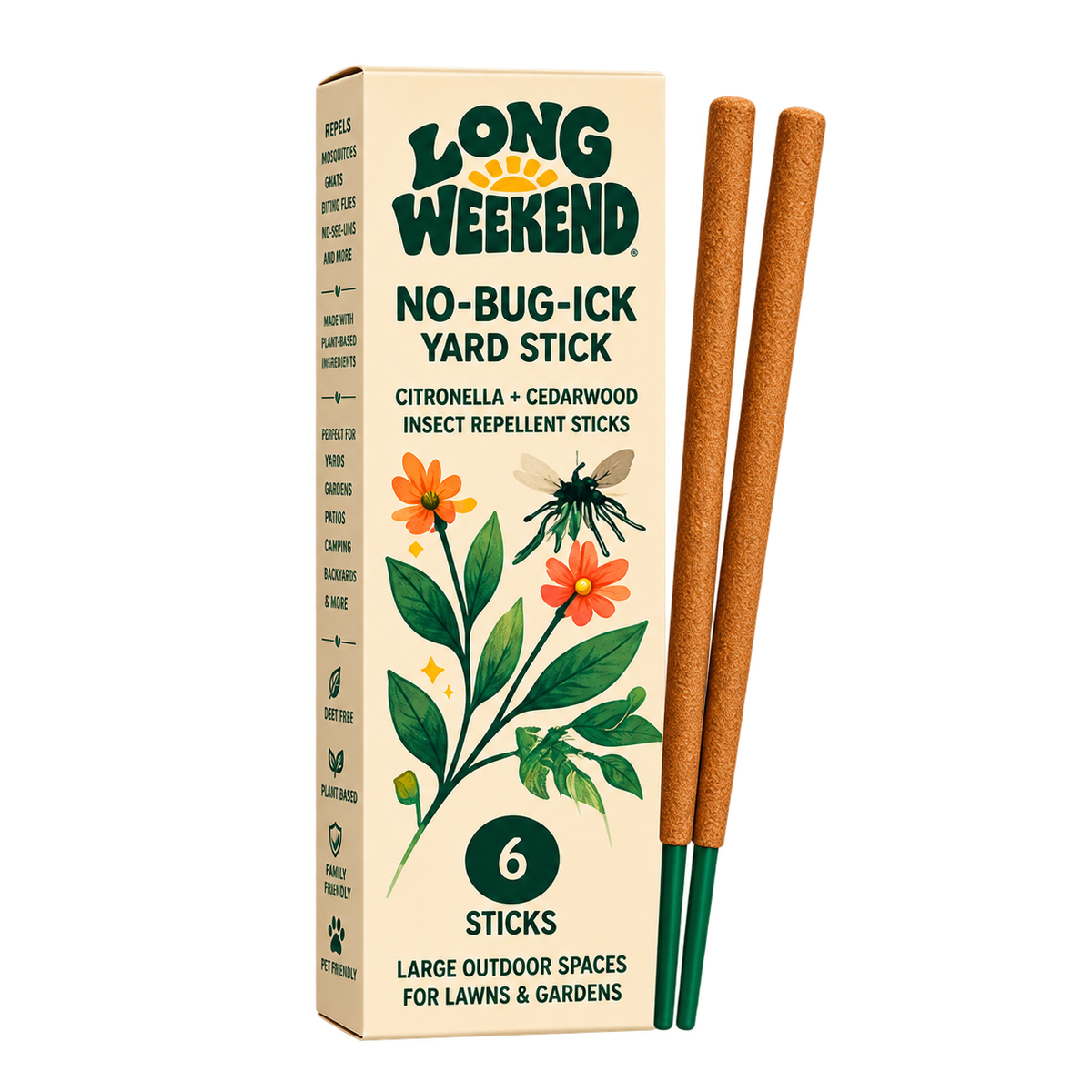 Long Weekend No-Bug-Ick Yard Stick